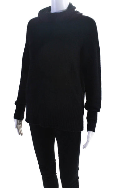 Babaton The Group Womens Long Sleeve Turtleneck Sweater Black Size Extra Small