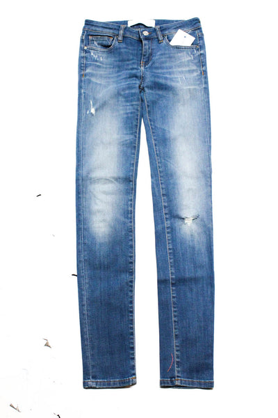 IRO Jeans Women's Low Rise Skinny Jeans Blue Size 24