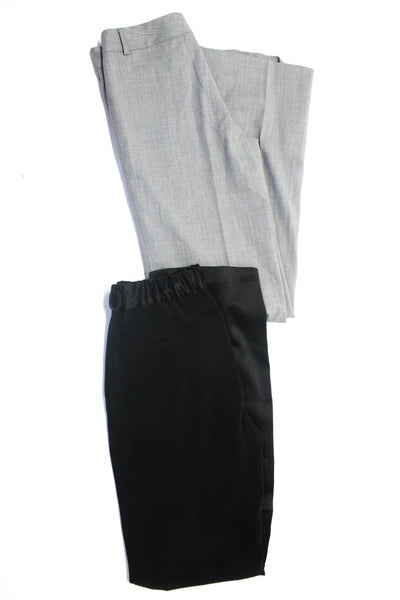 Theory Kimberly Taylor Women's Dress Pants Gray Black Size XS 4 Lot 2