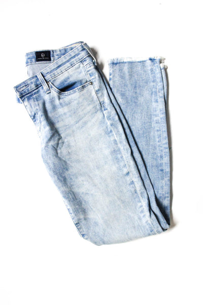 AG J Crew Womens Skinny Jeans Corduroy Pants Blue Size 27 29T Lot 2