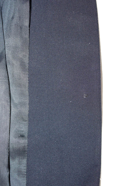 Michael Kors Mens Single Breasted Besom Pocket Suit Jacket Blue Size 2XL