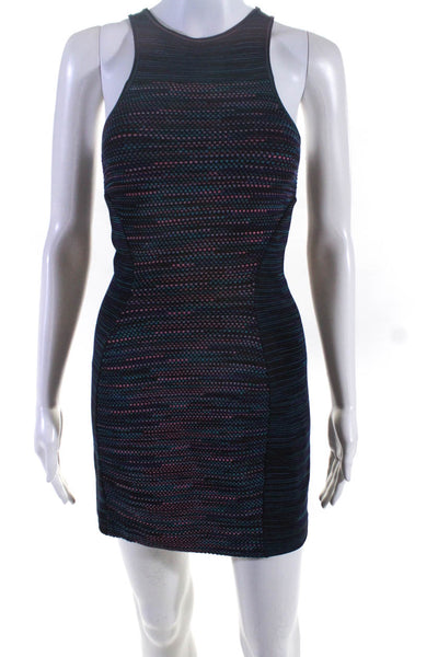 Missoni Womens Striped Print Sleeveless Bodycon Dress Multicolor Size 2