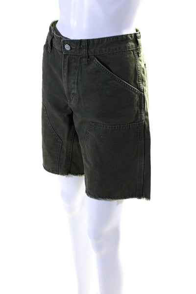 Denim & Supply By Ralph Lauren Womens Green Bermuda Shorts Size 31
