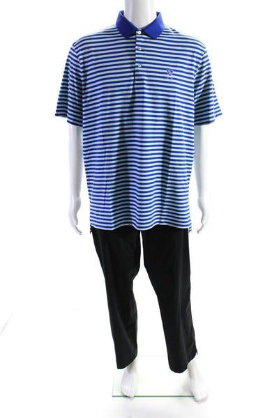 Polo Golf Ralph Lauren Nike Golf Mens Shirt Pants Blue Black Size 36x30 Lot 2