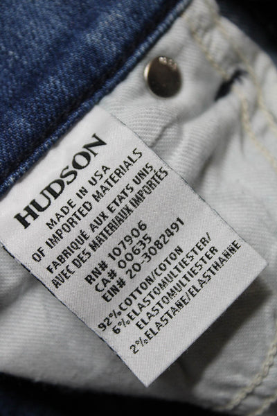 Hudson Womens Straight Leg Jeans Blue Size 24 Lot 2