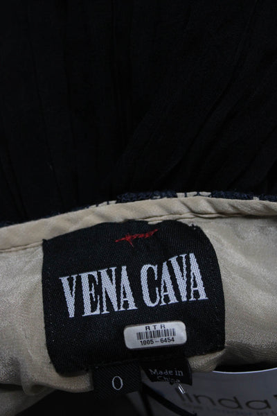 Vena Cava Womens Lace Bodice Lined Pleated Maxi Dress Multicolor Size 0