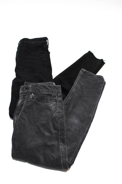 Rag & Bone AG Adriano Goldschmied Womens Jeans Pants Black Gray Size 23 24 Lot 2
