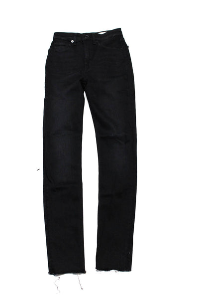 Rag & Bone AG Adriano Goldschmied Womens Jeans Pants Black Gray Size 23 24 Lot 2