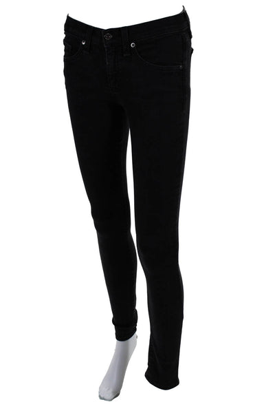 Veronica Beard Jeans Womens Mid Rise Super Skinny Jeans Gray Denim Size 26