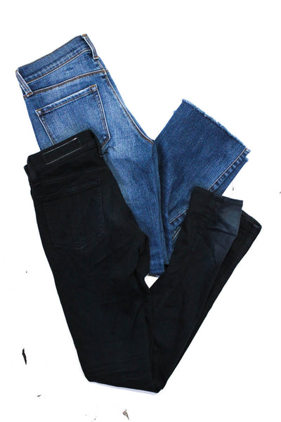 J Brand Rag & Bone Jean Women's Low Rise Jeans Blue Size 23 24 Lot 2