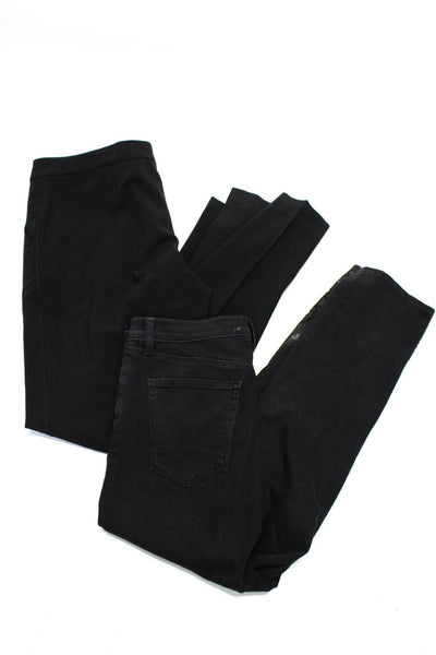 J Brand Elie Tahari Women's Laser Lace Jeans Dress Pants Black Size 29 Lot 2