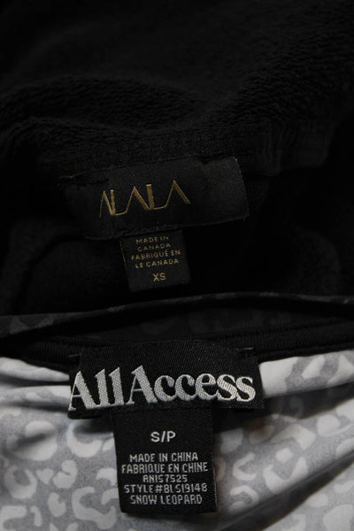 All Access Alala Womens Blouse Sweater Black Size Small Extra Small Lot 2
