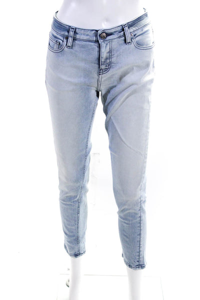 IRO Jeans Womens Zipper Fly High Rise Light Wash Skinny Jeans Blue Size 24