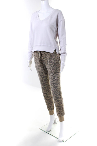 Michael Stars Womens Sweatshirt Sweatpants Lavender Size XS 0 Lot 2