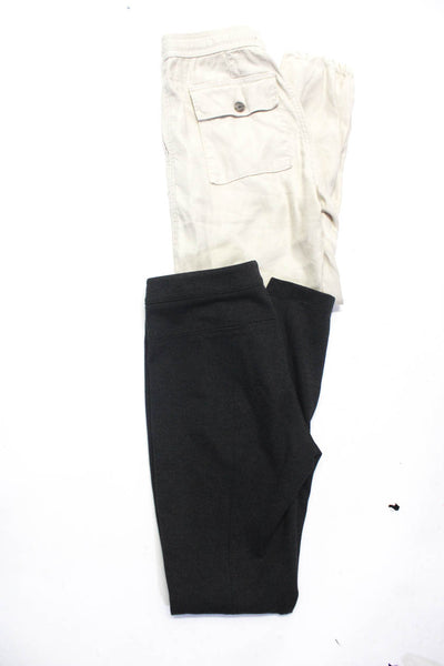 Vince Hudson Womens Solid Skinny Leg Casual Pants Gray Beige Size 4/PS Lot 2