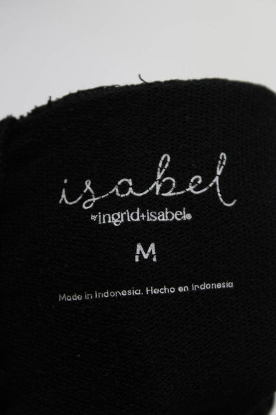 Ingrid and Isabel Womens Sweatpants Black Size Medium