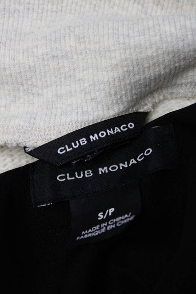 Club Monaco Womens Blouse Tops Pullover Black Size S XS Lot 2