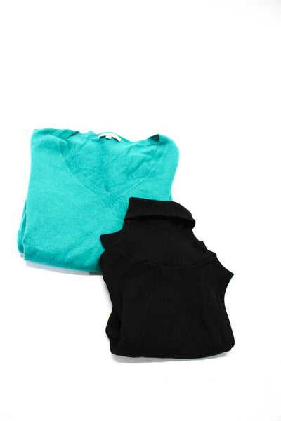 Madewell Michael Stars Women's Knit Tops Green Black Size L OS Lot 2