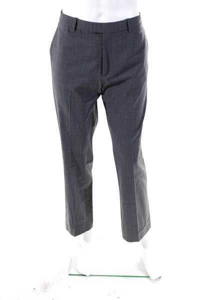 Theory Grey Striped Flat Front Boot Cut Pant Size 4 - Shop Linda's Stuff