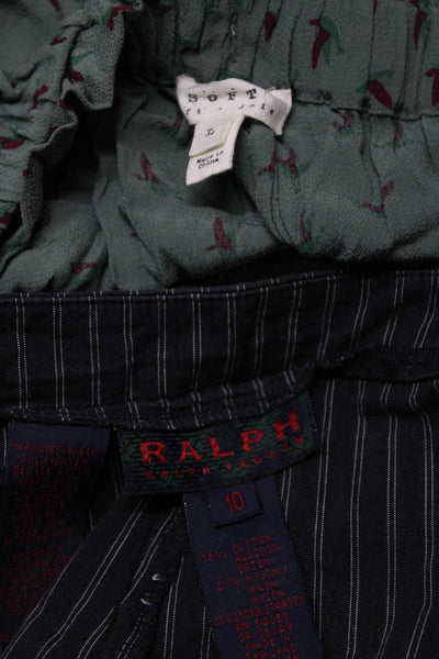 Joie Ralph Ralph Lauren Womens Shorts Pants Green Size L 10 Lot 2