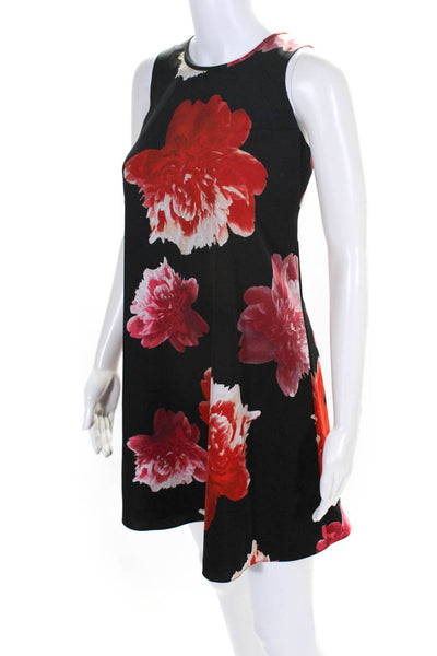 Calvin Klein Women's Sleeveless Floral Print Shift Dress Multicolor Size 8P