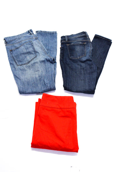 J Brand J Crew Womens Skinny Jeans Pencil Skirt Blue Red Size 26 27 2 Lot 3
