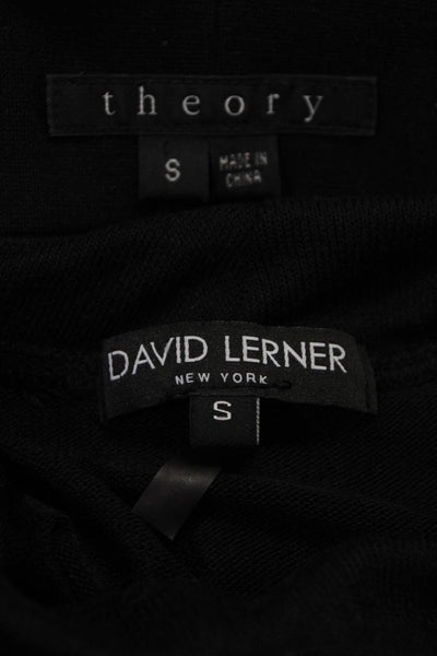 David Lerner Theory Women's Turtleneck T-Shirt Leggings Black Size S Lot 2