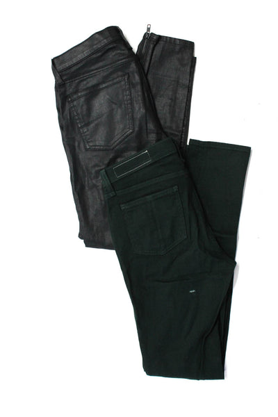 Current/Elliott Rag & Bone Jean Womens Casual Pants Black Green Size 26/27 Lot 2