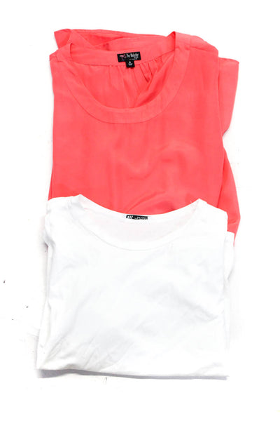 Zara The Webster Womens Top Blouson Dress White Pink Size XL S Lot 2