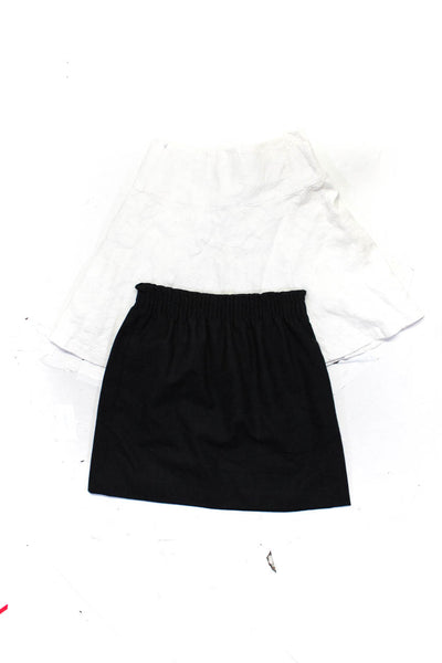 J. Mclaughlin J Crew Womens Skirts White Gray Size 0 2 Lot 2