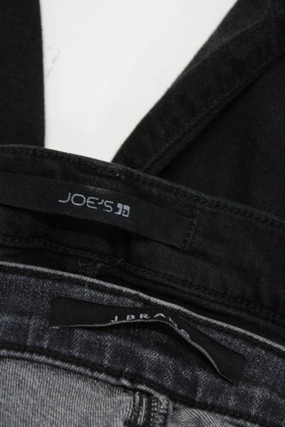 J Brand Joes Women's Low Rise Jeans Gray Black Size 24 27 Lot 2