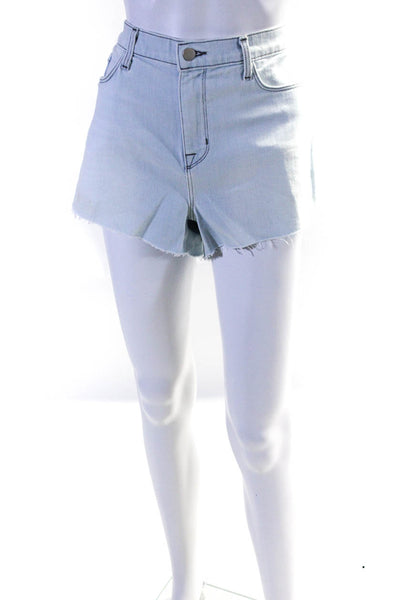 L'Agence Women's Light Wash Denim Shorts Blue Size 31