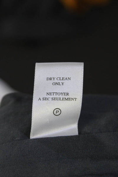 Genera Womens Scoop Neck Woven Boucle 3/4 Sleeve Jacket Gray Size 0