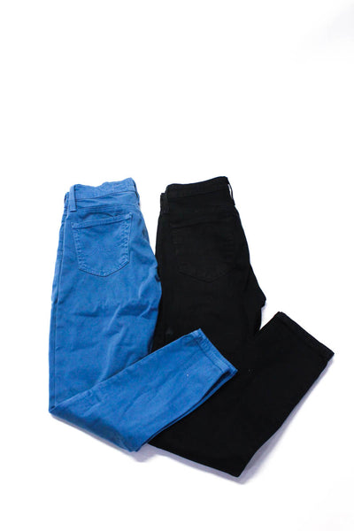 AG Adriano Goldschmied Womens Skinny Jeans Black Blue Size 25 Lot 2