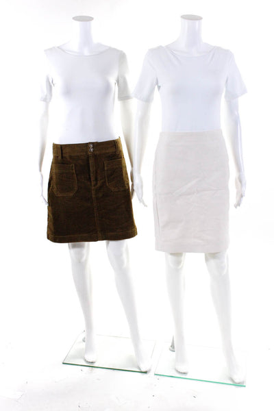 Madewell J Crew Womens A-Line & Pencil Skirts Green Size 0 6 Lot 2