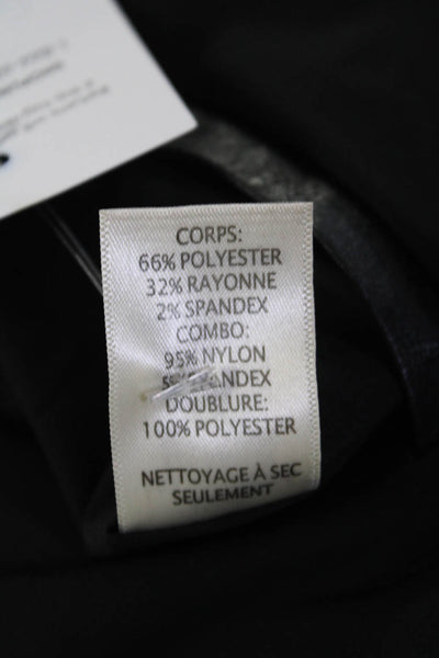Ecru Womens Reversible Puffer Jacket Black Size Medium