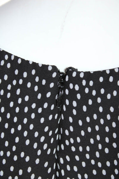 Adrianna Papell Womens Polka Dot Ruffle Dress Size 16 12632019
