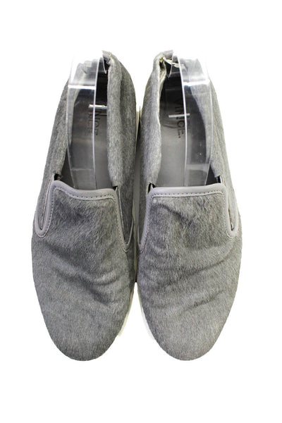 Vince Women's Platform Slip On Sneaker Shoes Gray Size 9