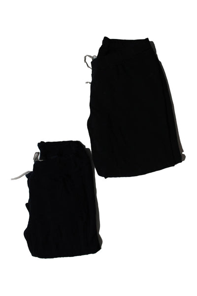 Christin Alehr Monrow Womens Cotton Capris Sweatpants Black Blue Size 2 XS Lot 2