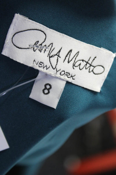 Amy Matto Women's Mini Teal Dress Size 8