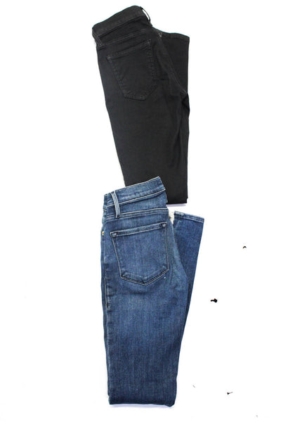 Frame Current/Elliott Women's Skinny Jeans Blue Gray Size 23 24 Lot 2