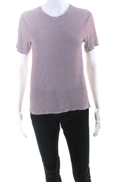 Rag & Bone Short Sleeve Red Striped T-Shirt Size XS