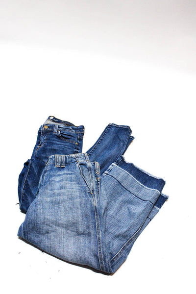 7 For All Mankind Current Elliott Womens Jeans Blue Size 24 23 Lot 2