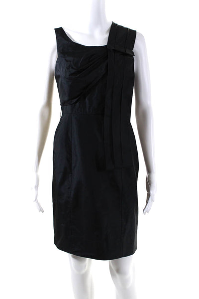 Marc By Marc Jacobs Women's One Shoulder Above Knee Dress Black Size 0