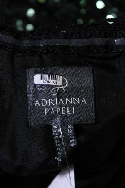 Adrianna Papell Womens Quarter Sleeve Sheath Size 10 13752162