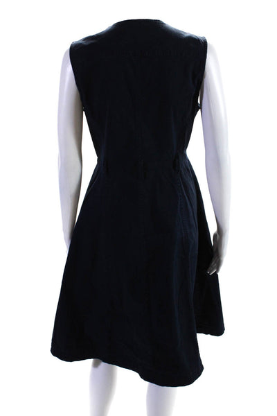 Derek Lam Collective Womens Denim Tie Dress Size 16 13288267