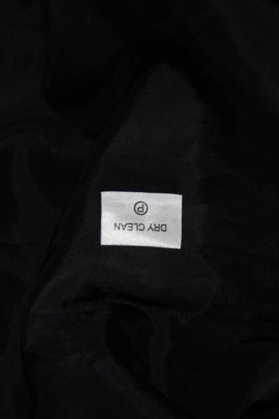 Robert Rodriguez Womens Sequin Embellished Short Sleeve Shirt Dress Black Size 6
