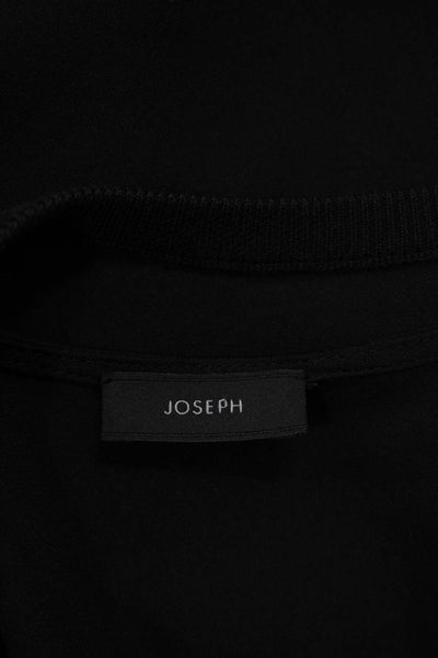 Joseph Womens Silk Blend Scoop Neck Tank Top Black Size Medium