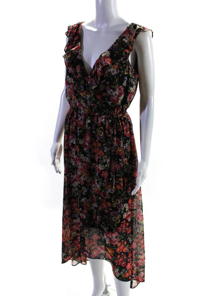 Rachel Rachel Roy Womens Floral Printed Wrap Dress Size 6 13468943