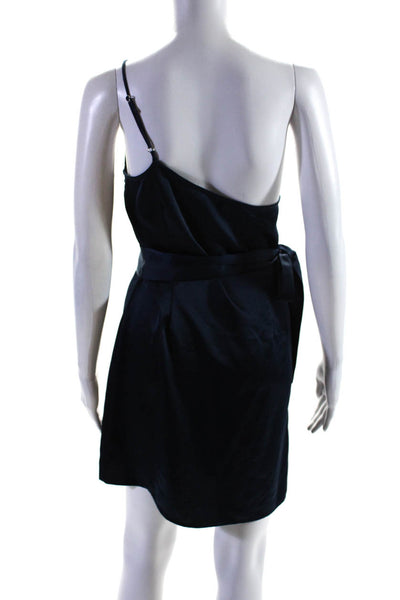 Marissa Webb Collective Womens One Shoulder Tie Dress Size 4 14619794